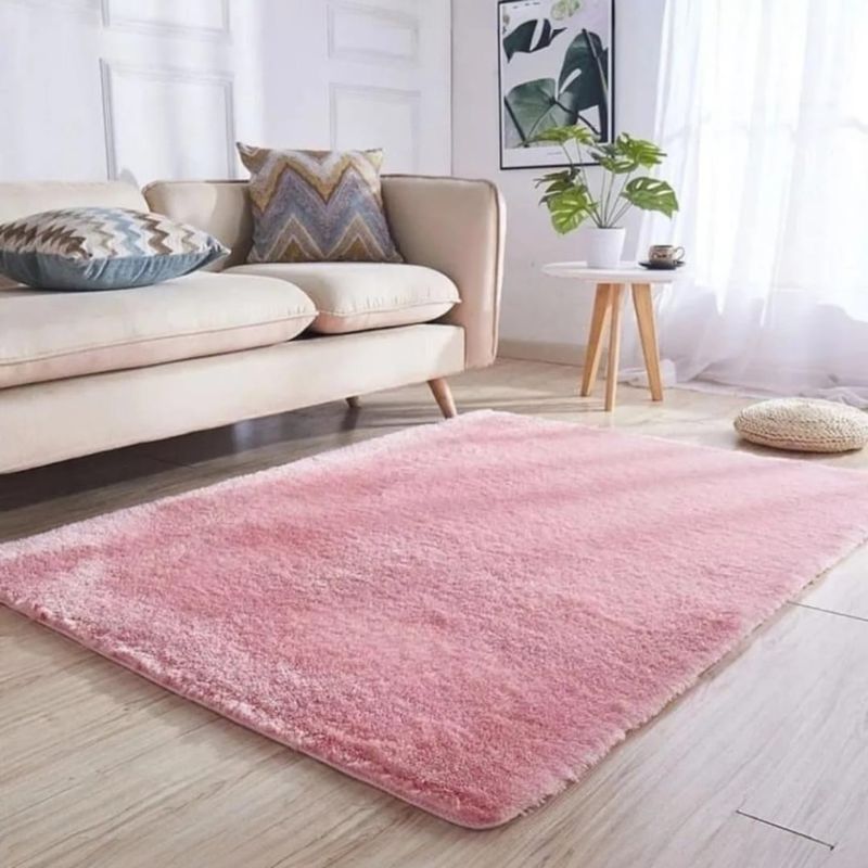 ANGELES DEL HOGAR - ALFOMBRA PELUDAS LIVIANAS 200×240 CM.