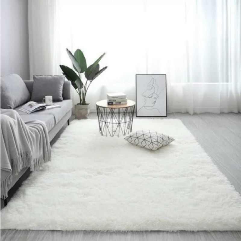 ANGELES DEL HOGAR - ALFOMBRA PELUDAS LIVIANAS 200×240 CM
