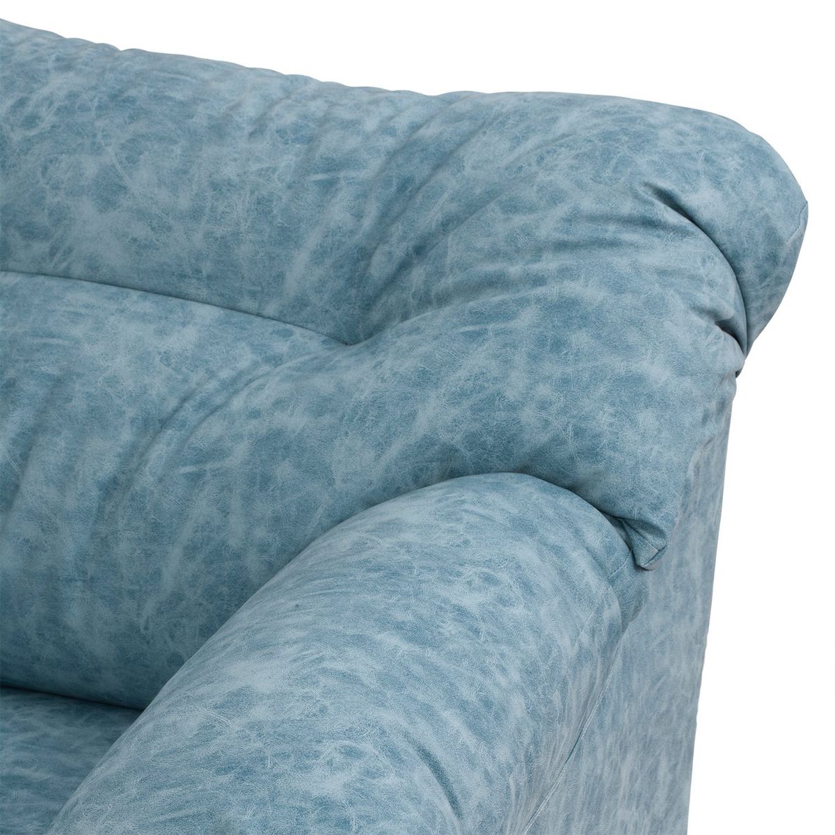 MUEBLES AMERICA - Cuero Sintético Nacional Auris Azul Claro