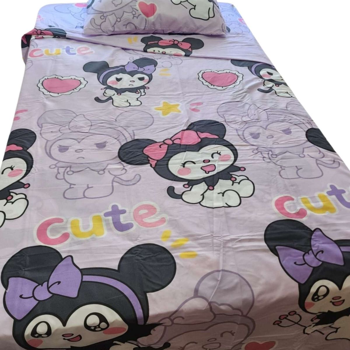 GENERICO - SABANA INFANTIL PLAZA Y MEDIA KUROMII NIÑA