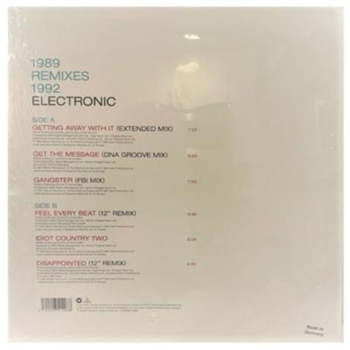 HITWAY MUSIC - ELECTRONIC - 1989 REMIXES 1992 - VINILO