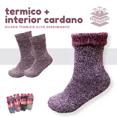 GARSIL - Pack 2 Calcetin Ultra Termico De Invierno Interior Cardado Suave