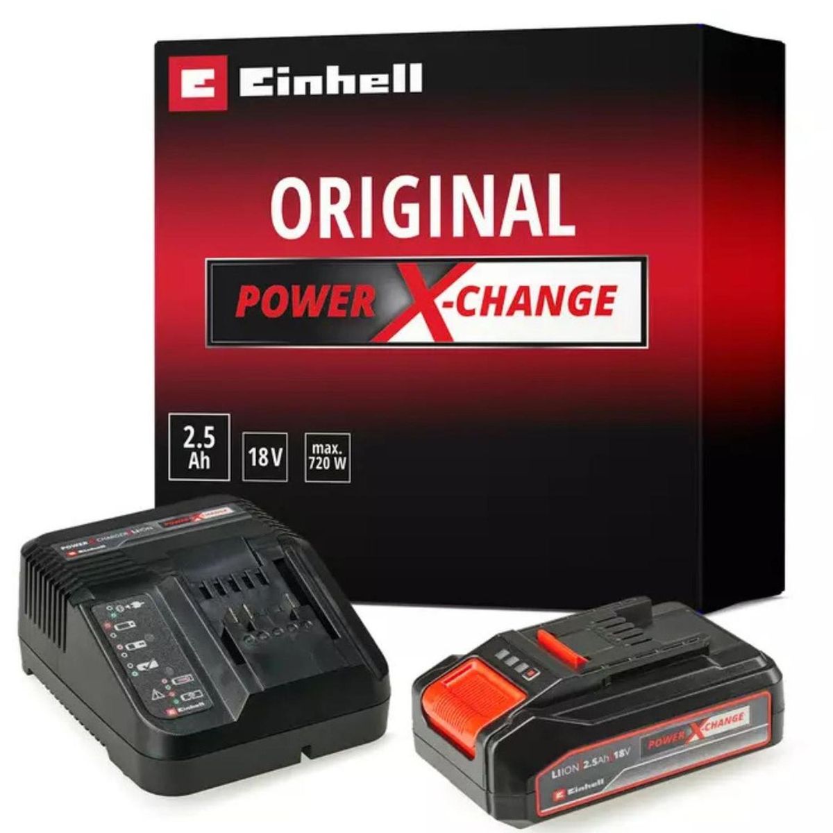 EINHELL - Kit Taladro Angular Einhell Te-ad 18 + Carg Y Bat 25 Ah