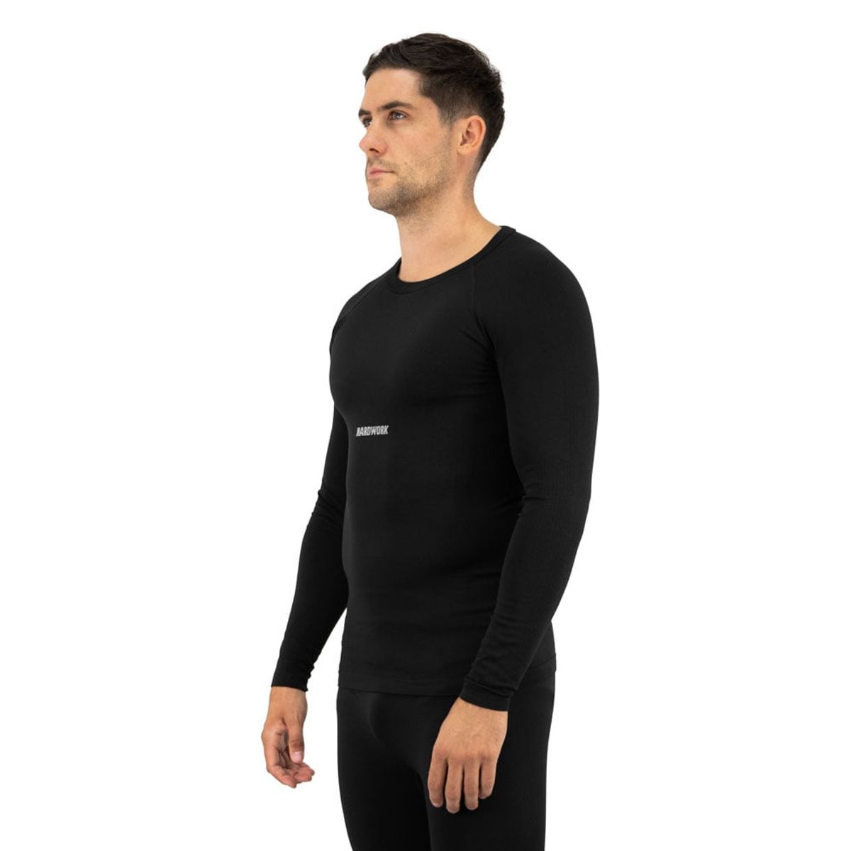 HARDWORK - Primera Capa HW Patagonia Spandex Negro Camiseta