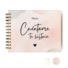 GENERICO - Mamá Cuéntame Tu Historia -Regalo Día De La Madre- Rosa