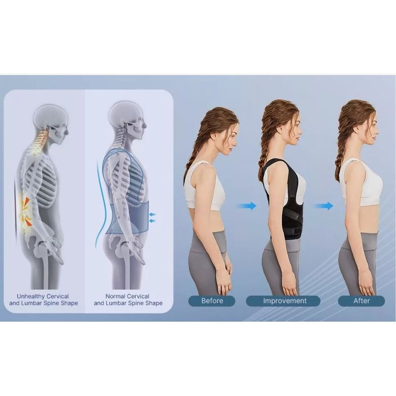 ATLAS - Corrector Postura Espalda Para Hombre Y Mujer Ajustable M