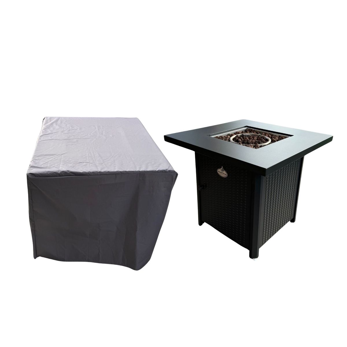 KLYMA - Funda Mesa de Fuego Terraza QUARE GRIS