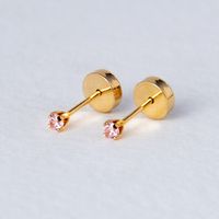 Aro CHISPITA ROSADA de oro abridores 18k