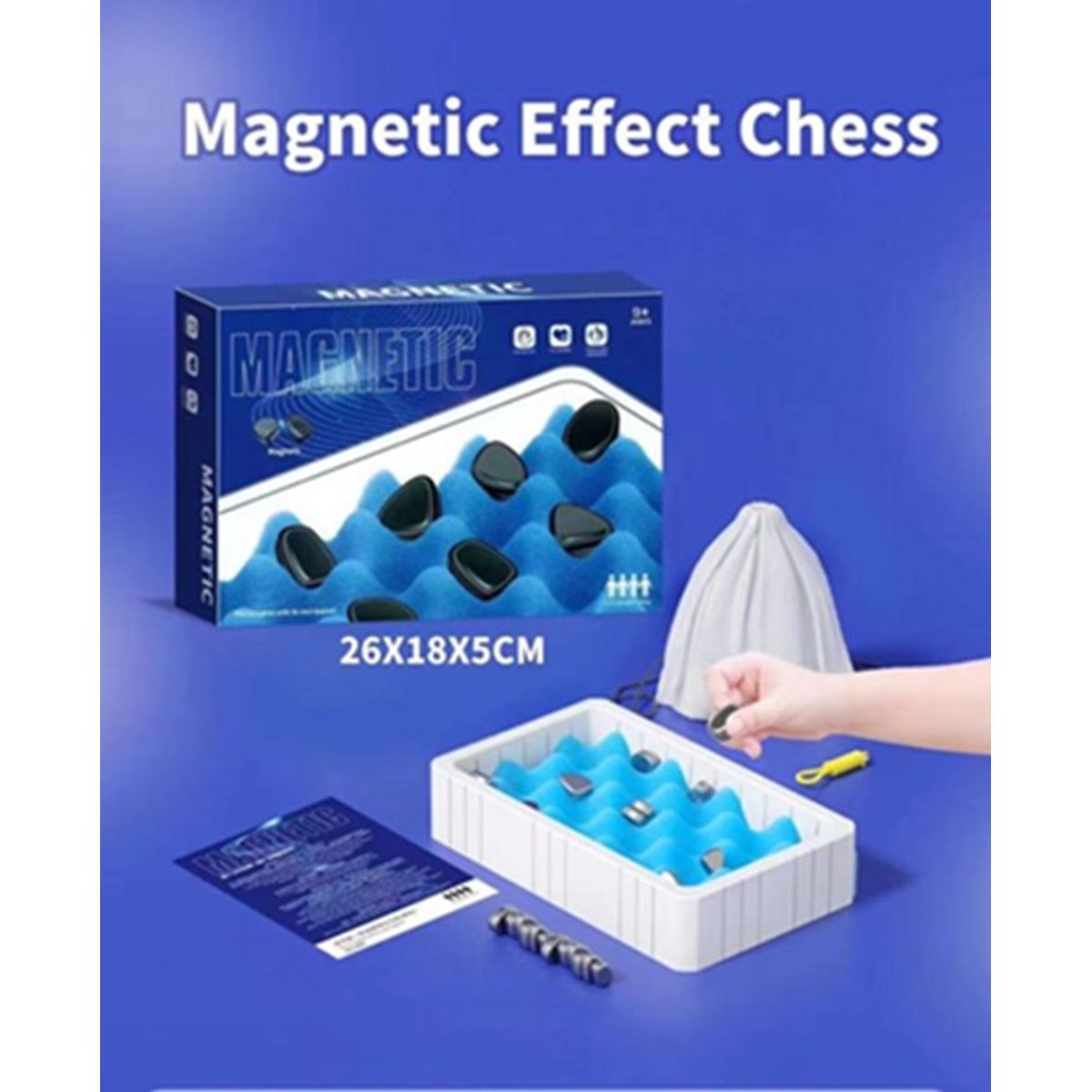 GENERICO - Juego De Mesa Ingenio Piedras Magnéticas Iman Juguete Steam