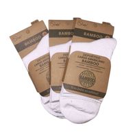 Calcetín Largo Bambú Negro Deportivos Pack 3