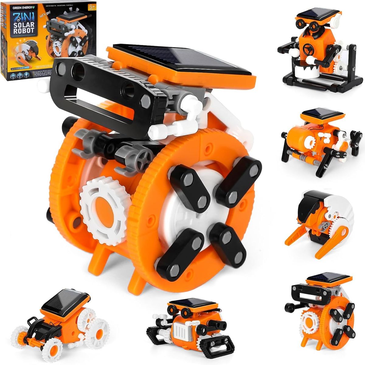 GENERICO - Robot Solar Educativo Para Armar Steam 7 En 1 Juguete Regalo