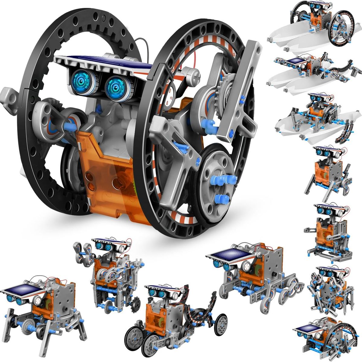 GENERICO - Robot Solar Kit Educativo 13 En 1 Steam Diy Regalo Juguete
