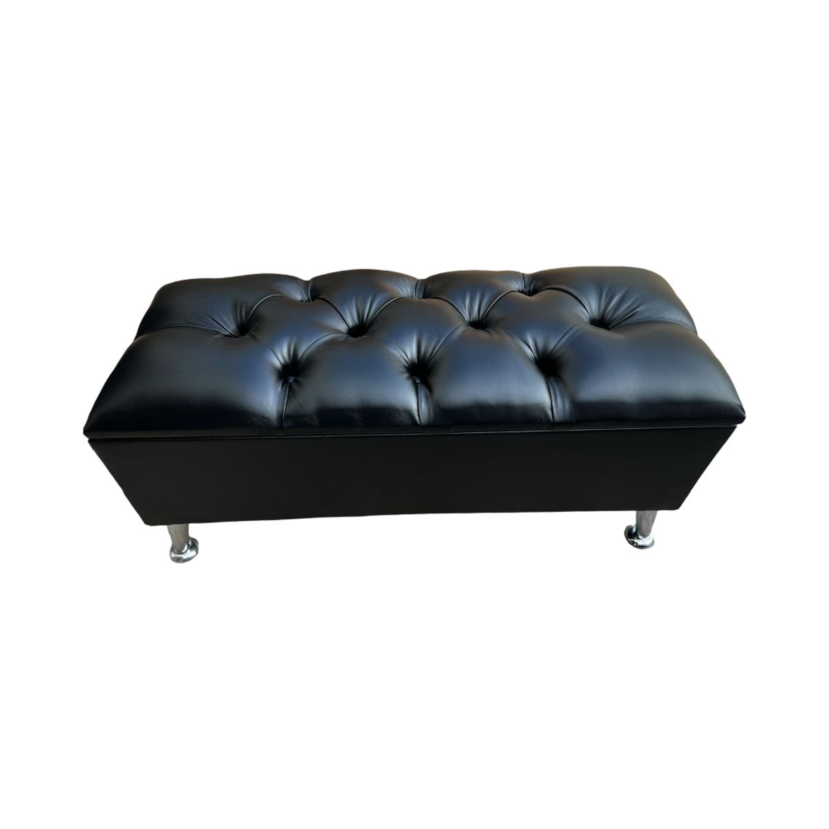 MUEBLES NEW - BANQUETA CAPITONE TIPO BAÚL