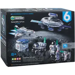 GENERICO - Robot Solar Educativo Para Armar Steam Astronauta 6 En 1