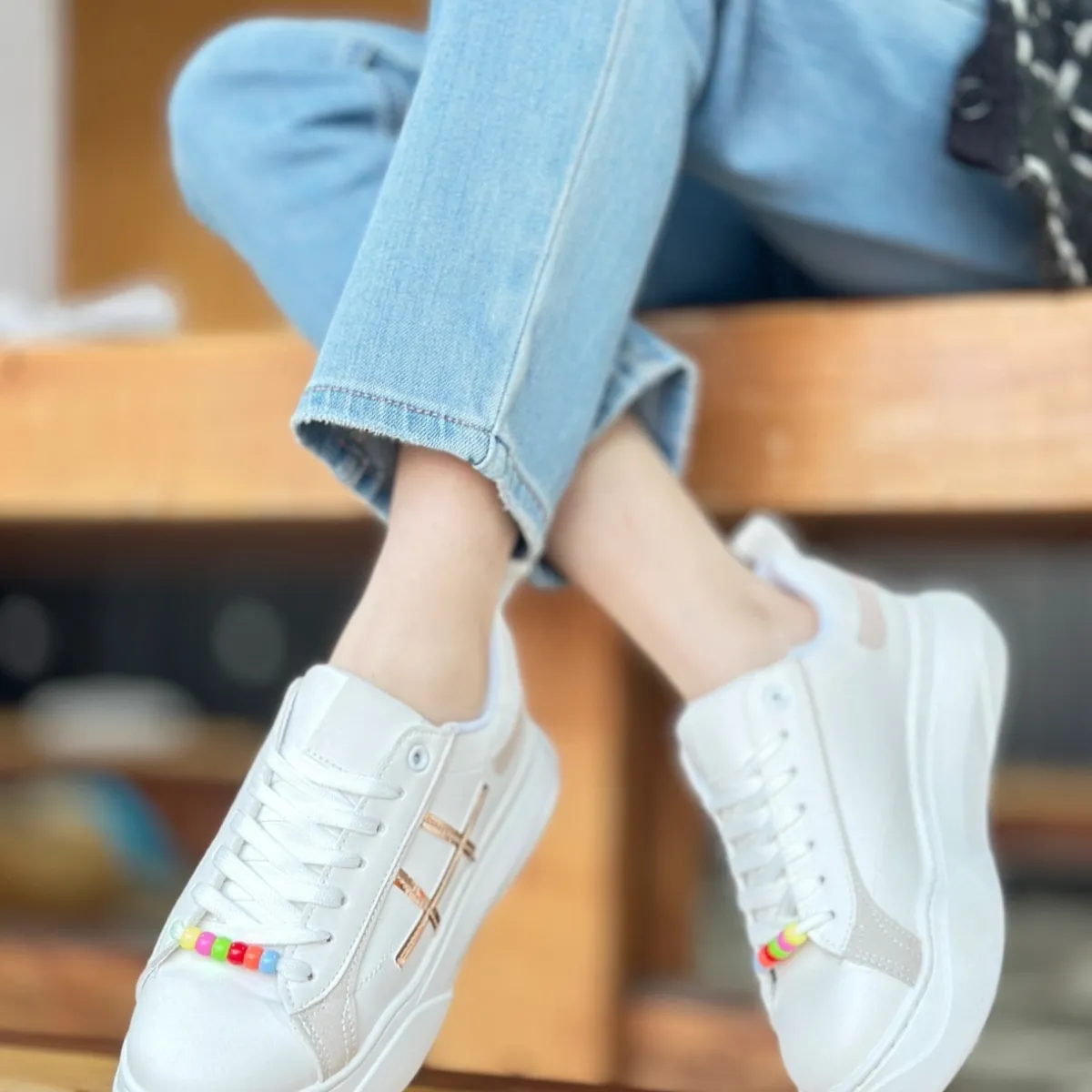 SNOOPY - Zapatillas Casuales  Blancas  Mujer M468