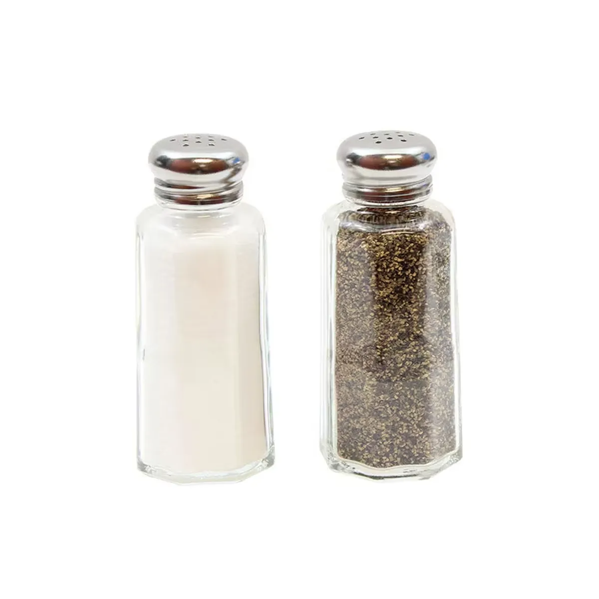 TABLECRAFT - Set de 2 Saleros y Pimenteros De Vidrio 2 Oz