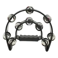 SHOP EHOME BAG - Pandero Musical Media Luna Hendrix Negro 20x20 cm