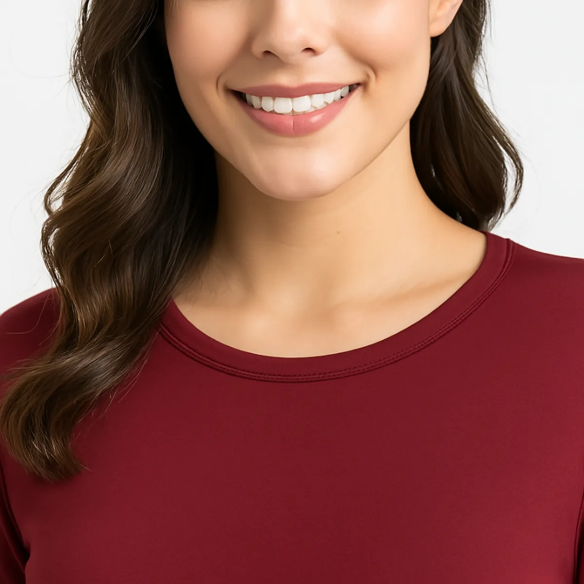 GARSIL - Camiseta mujer manga larga - cuello redondo Ultratermico