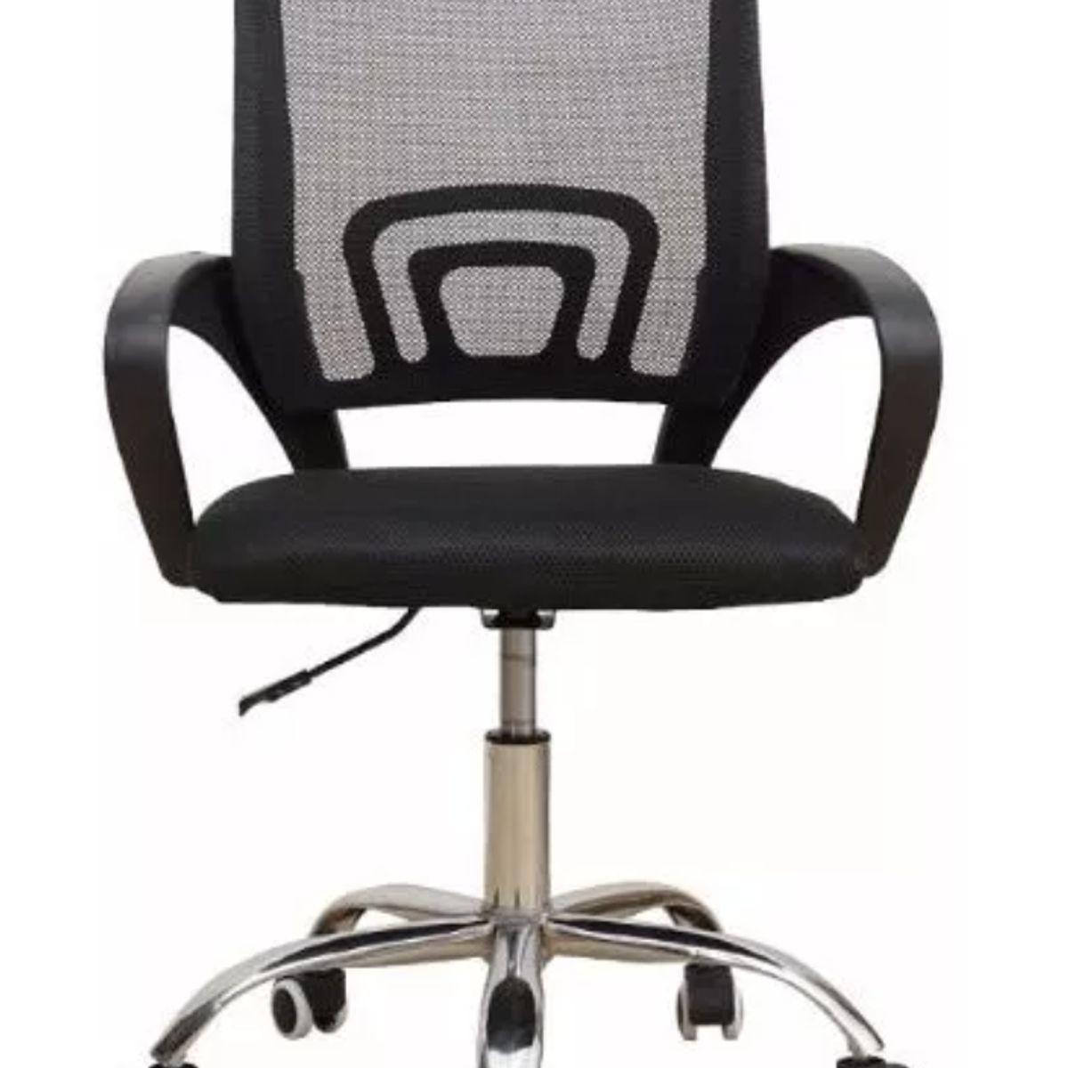 DALI - Silla de escritorio  ergonómica negra con tapizado de malla