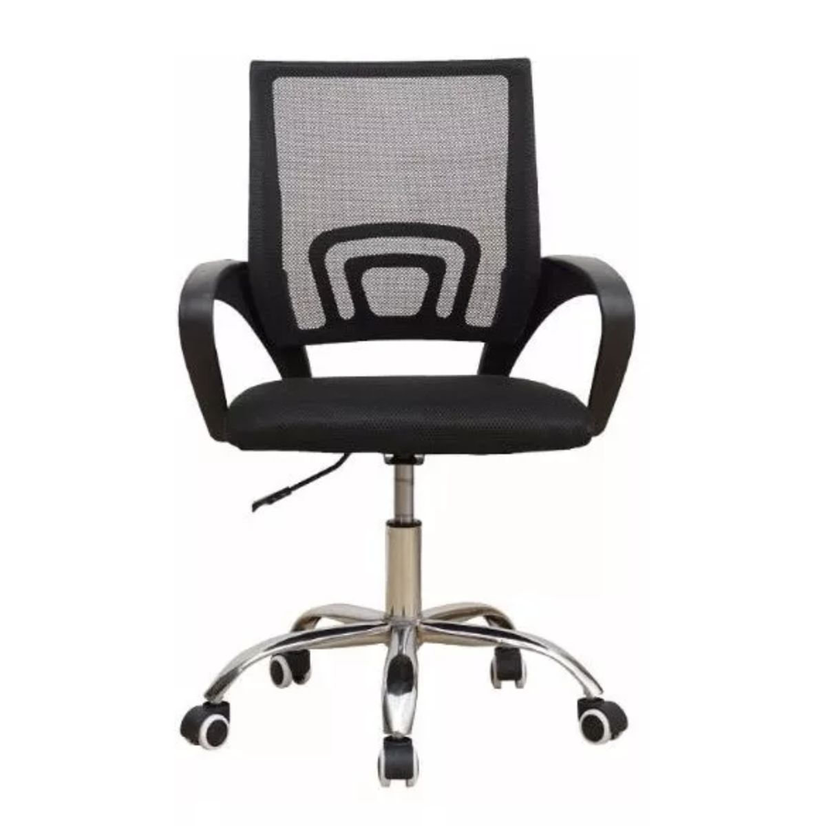 DALI - Silla de escritorio  ergonómica negra con tapizado de malla