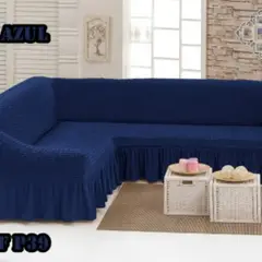 ANGELES DEL HOGAR - CUBRESILLONES CUBRE SOFA TIPO L TURCO.