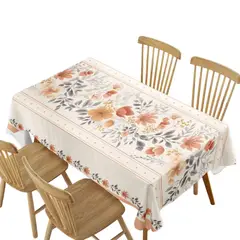 GENERICO - Mantel De Mesa Rectangular Impermeable Estampado Medida 140cm x 220cm