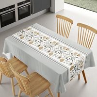 Mantel De Mesa Rectangular 140cm X 220cm Impermeable - Multicolor