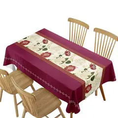 GENERICO - Mantel De Mesa Rectangular Impermeable Estampado Medida 140cm x 220cm