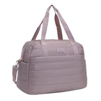 Bolso Mujer Big Buda Microfibra 53 Lts Malva