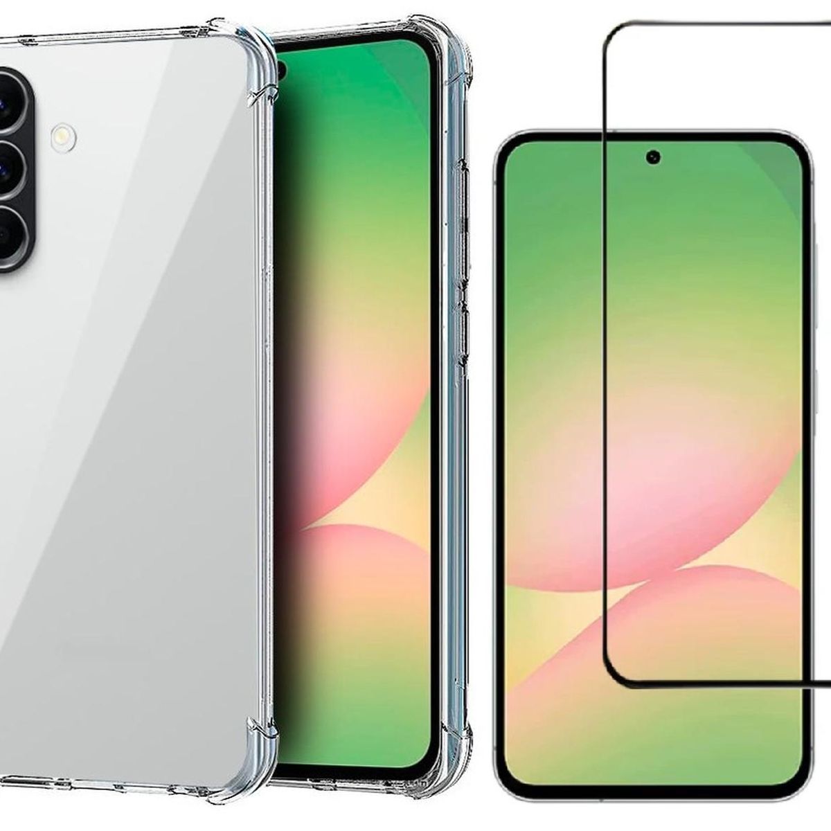 GENERICO - Carcasa Antishock Para Samsung Galaxy A56 5g + Lamina Completa - Agua