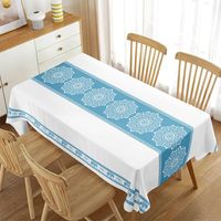 Mantel De Mesa Rectangular 140cm X 220cm Impermeable - Multicolor