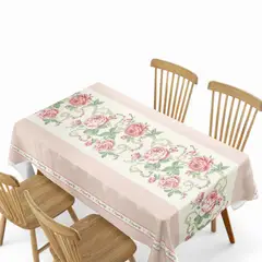 GENERICO - Mantel De Mesa Rectangular Impermeable Estampado Medida 140cm x 220cm