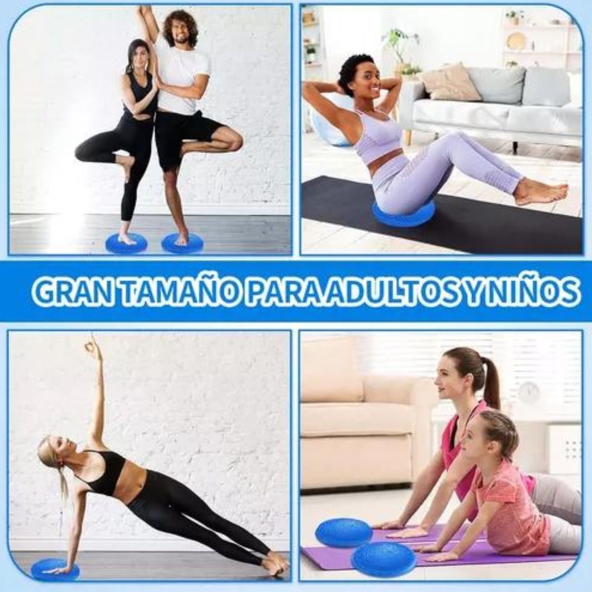 GENERICO - Cojin Disco Propiocepcion Equilibrio Estabilidad Yoga  34cm