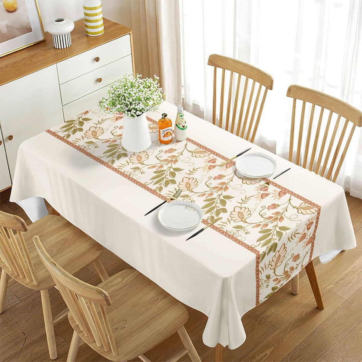 GENERICO - Mantel De Mesa Rectangular 140cm X 220cm Impermeable - Multicolor