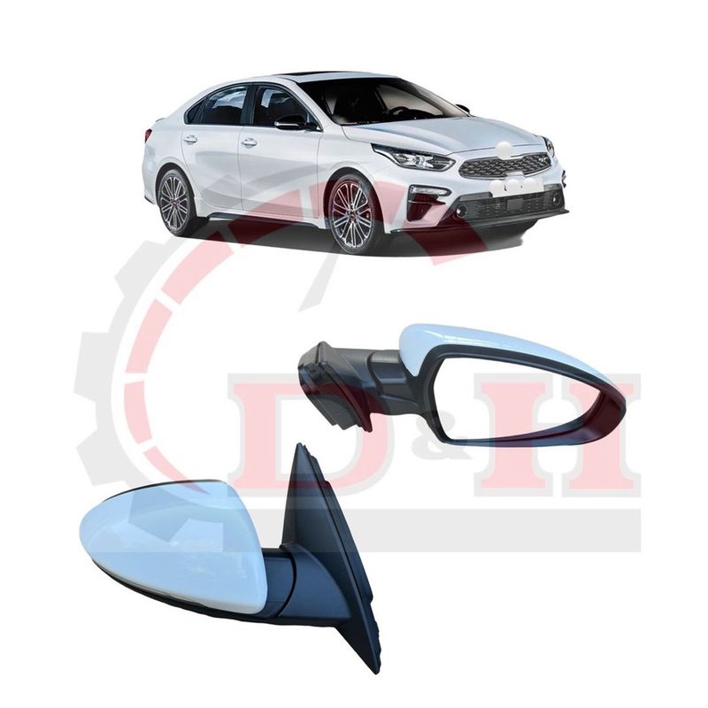 GENERICO - Espejo Retrovisor Eléctrico Derecho Kia Cerato 2019-2022 M6