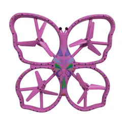 ALPHA - Dron Diseño Mariposa Con Luz Led Sensor de Gravedad