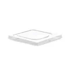GENERICO - Set de 336 TAPAS PLANA R-PET TRANSPARENTE 182X172