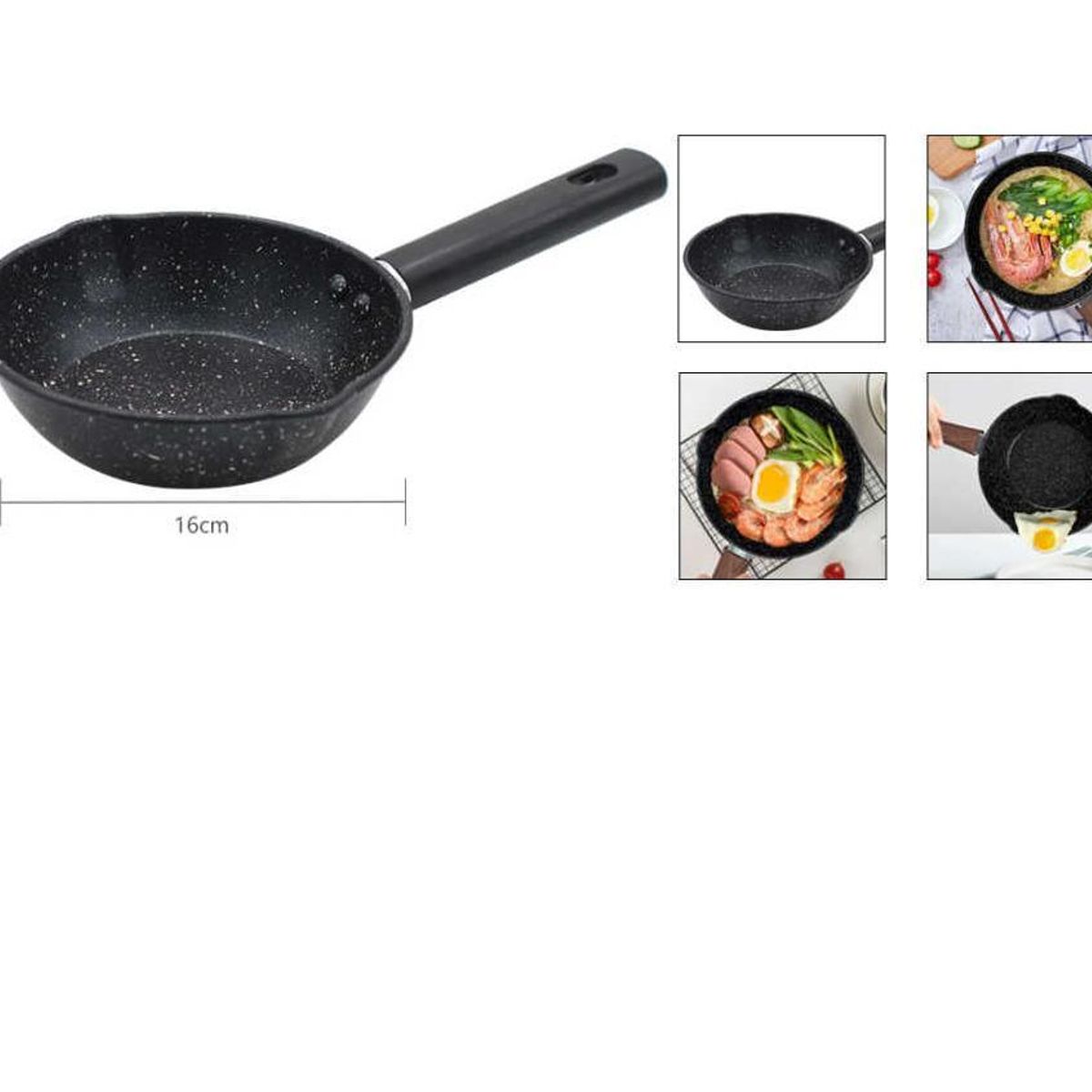 GENERICO - Sartén Aluminio 16 Centímetros