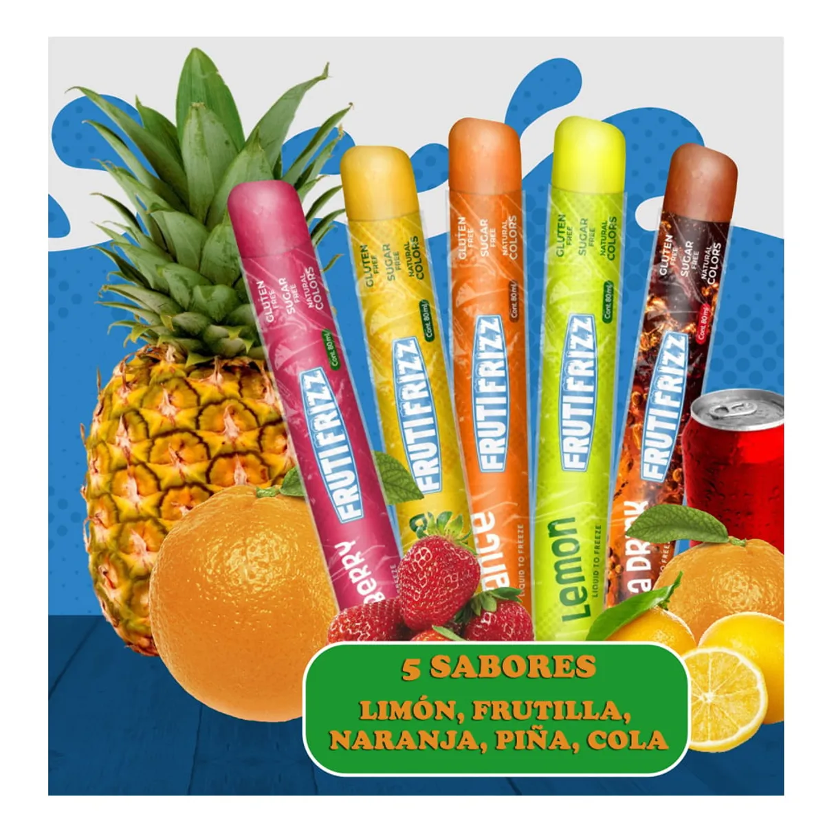 BIOV - Pack x 200 Helados de Frutas Sin Azucar Varios Sabores Bio V