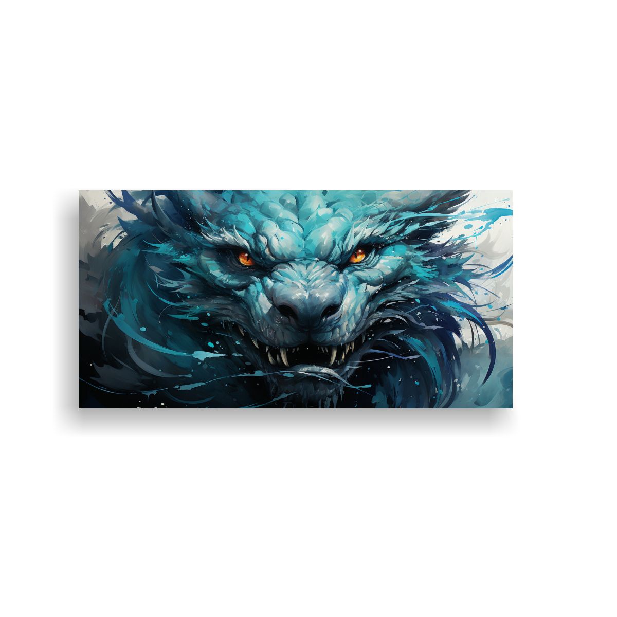 GENERICO - Pinturas Decorativas De Dragón En Colores 100x50 Cm