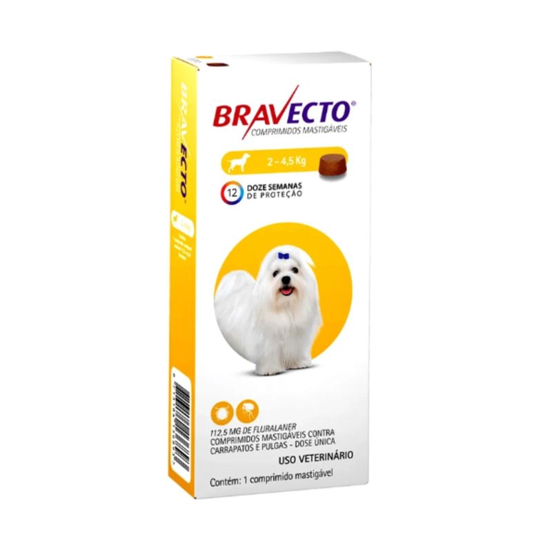 BRAVECTO - Bravecto Perro 2 a 4,5 Kilos