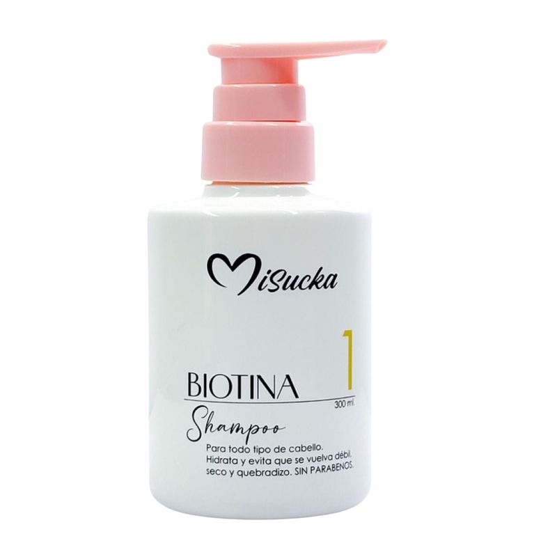 GENERICO - Shampoo Misucka con Biotina de 300 ml