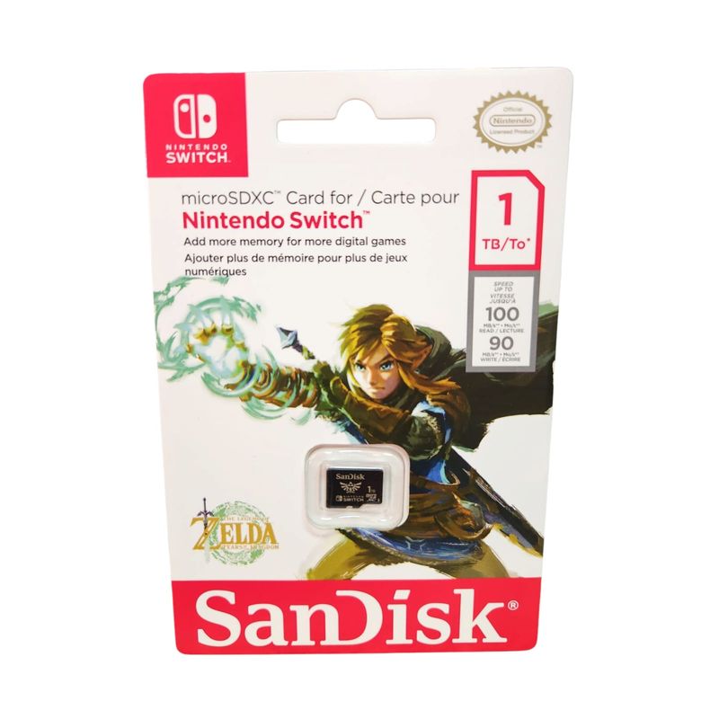 SANDISK - Microsd 1tb Nintendo Switch Original Zelda Edit Snipercl