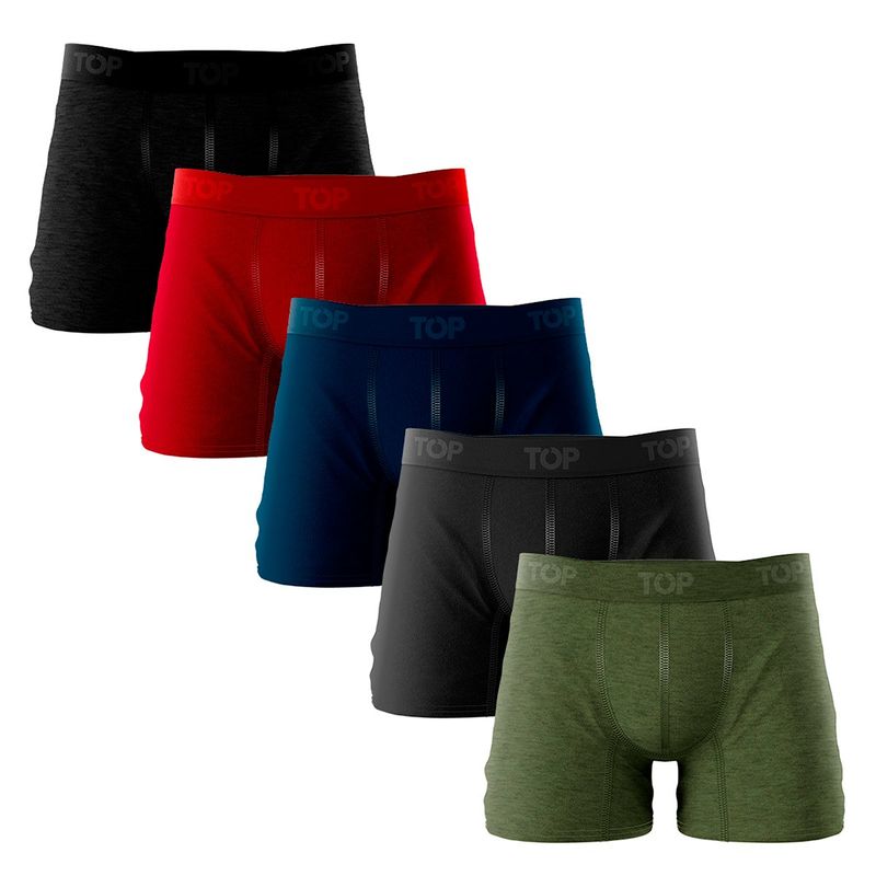 TOP - Bóxer Medio Algodón Pack 5 Guerreros - Gladiadores C2 Top
