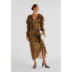 SCALPERS - Falda Fluida Drapeada