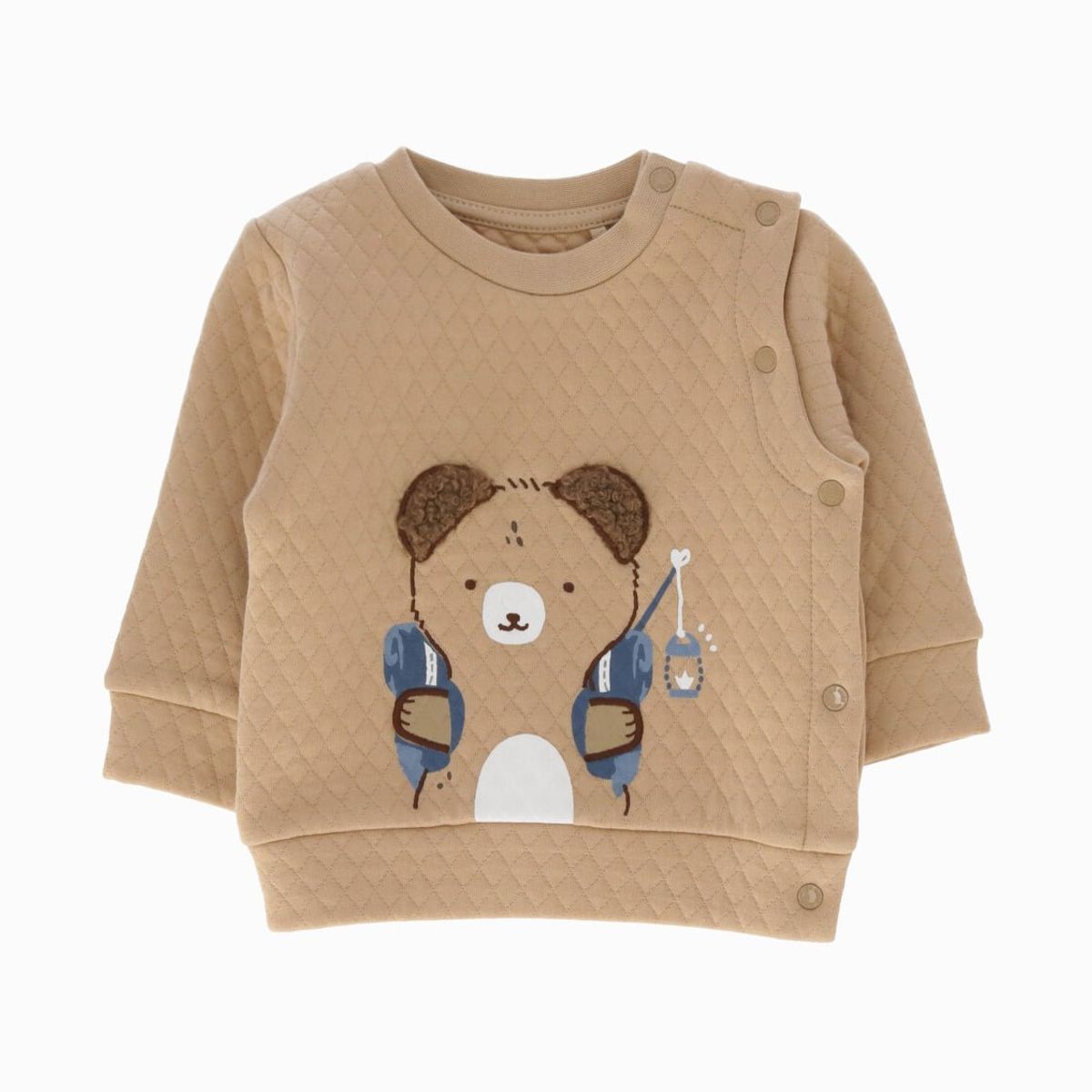 4KIDS - Conjunto recién nacido con osito cafe 4 Kids