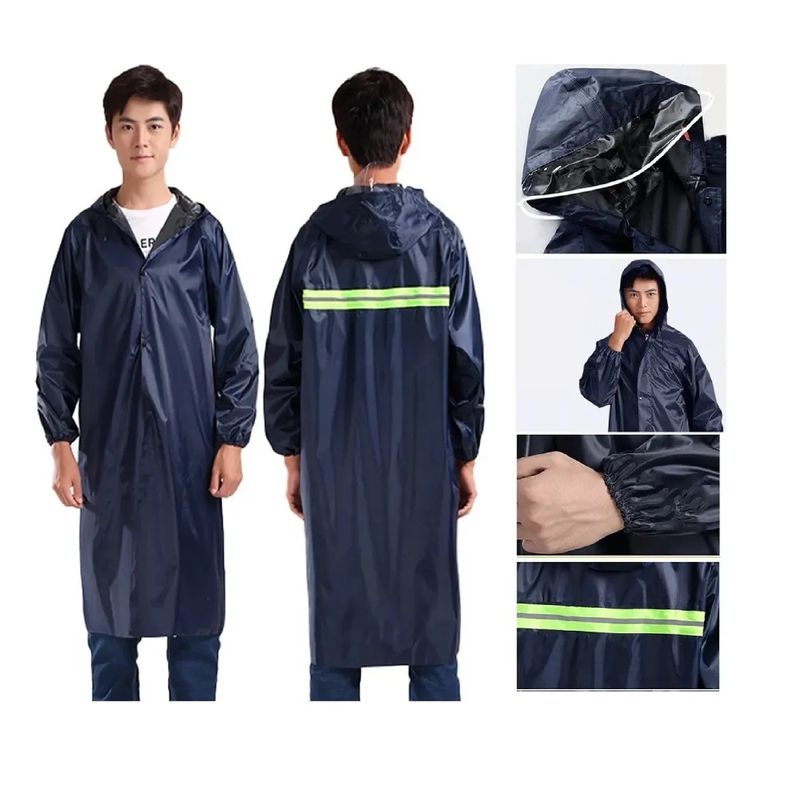 GENERICO - Poncho Lluvia Largo Capa Para La Lluvia Agua Chubasquero Pvc