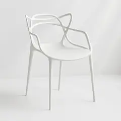 KLIK - Silla de Terraza Exterior o comedor Master - Blanca