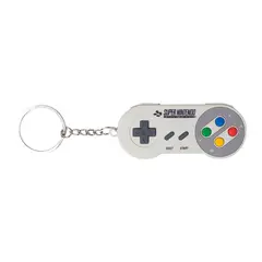 PYRAMID - Llavero Nintendo - Control Super Nintendo - Blanco