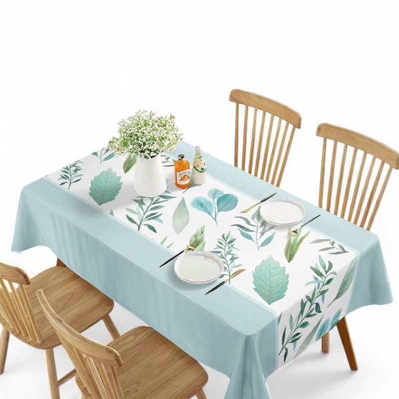 GENERICO - Mantel De Mesa Rectangular Impermeable Estampado Medida 140cm x 220cm